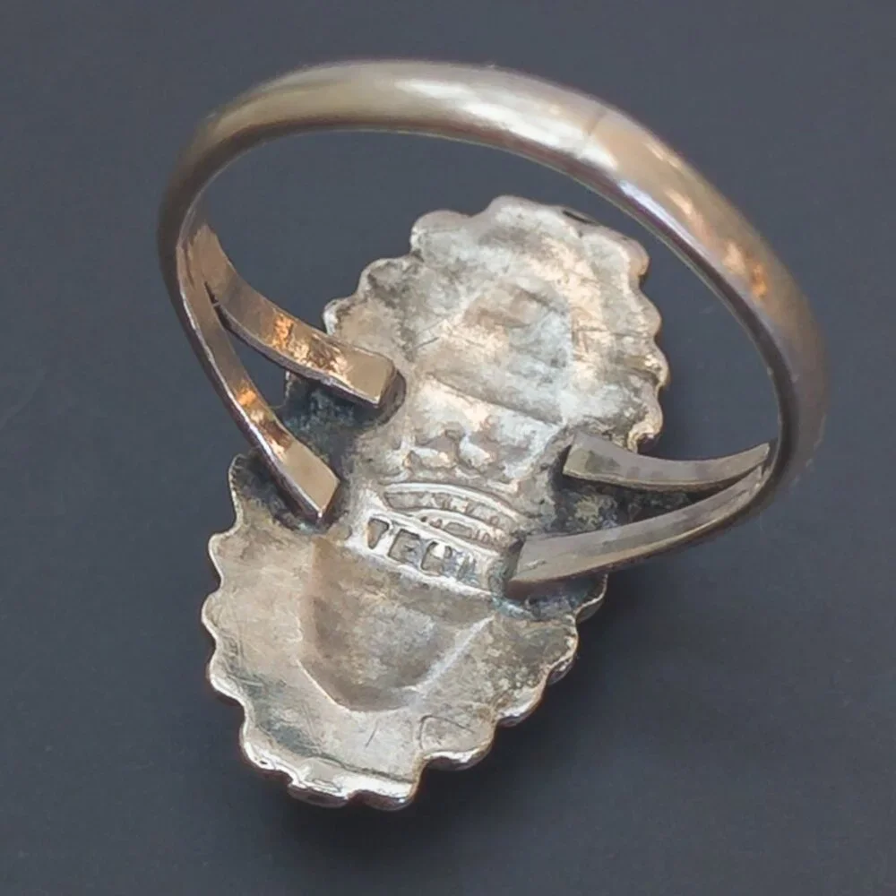 Sterling Silver Abalone Ring – Size 5.25